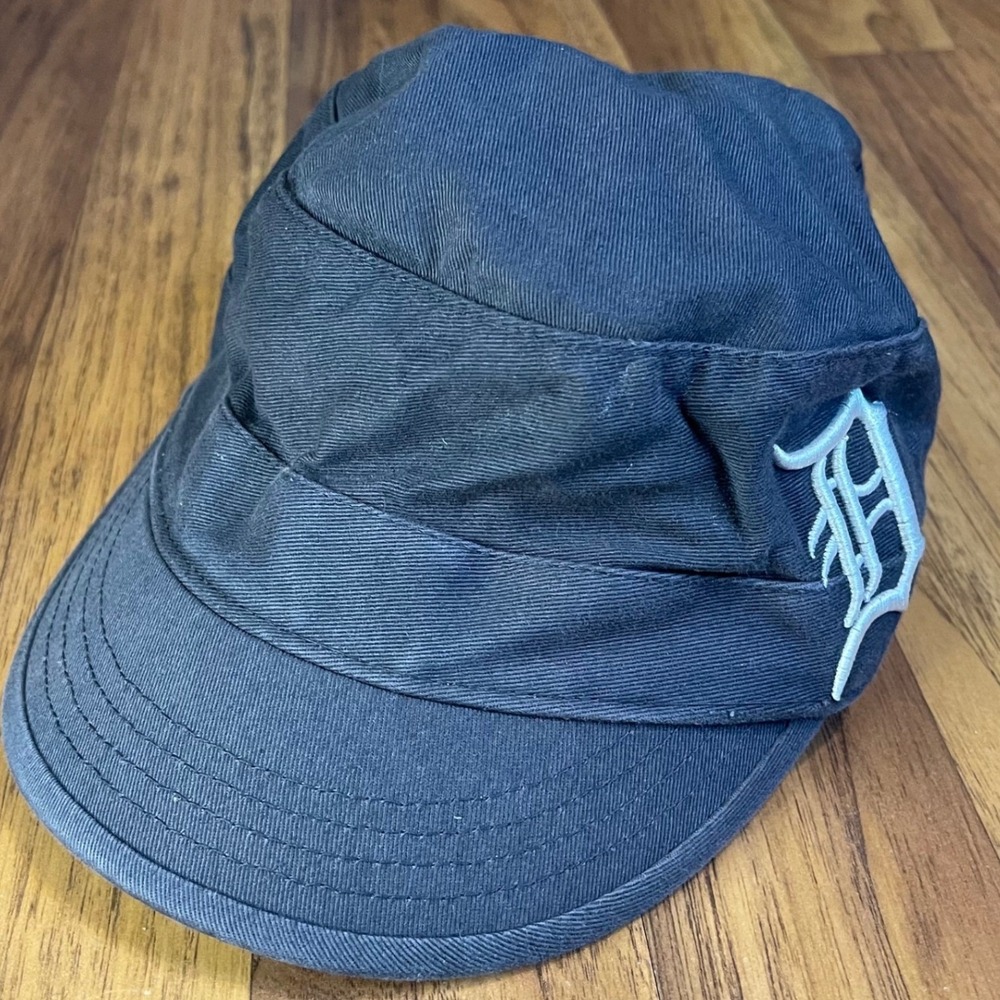 Detroit Tigers Fan Favorite Women Cadet Hat MLB Military Cap Navy Blue Cotton OS